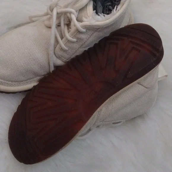 Ugg Cream Ankle Boots Nuemel Natural - Picture 5 of 5